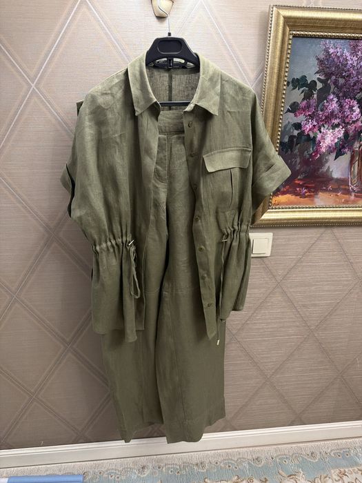 Костюм Massimo Dutti  пальто Zara
