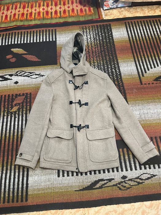 Яке с качулка вълнено