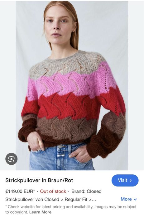 Пуловер Closed от мохер и алпака