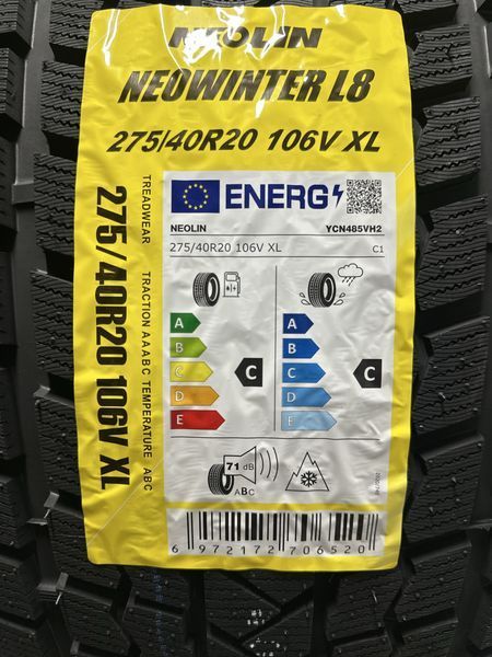 Нови зимни гуми NEOLIN L8 275/40R20 106V XL БОРД 2754020