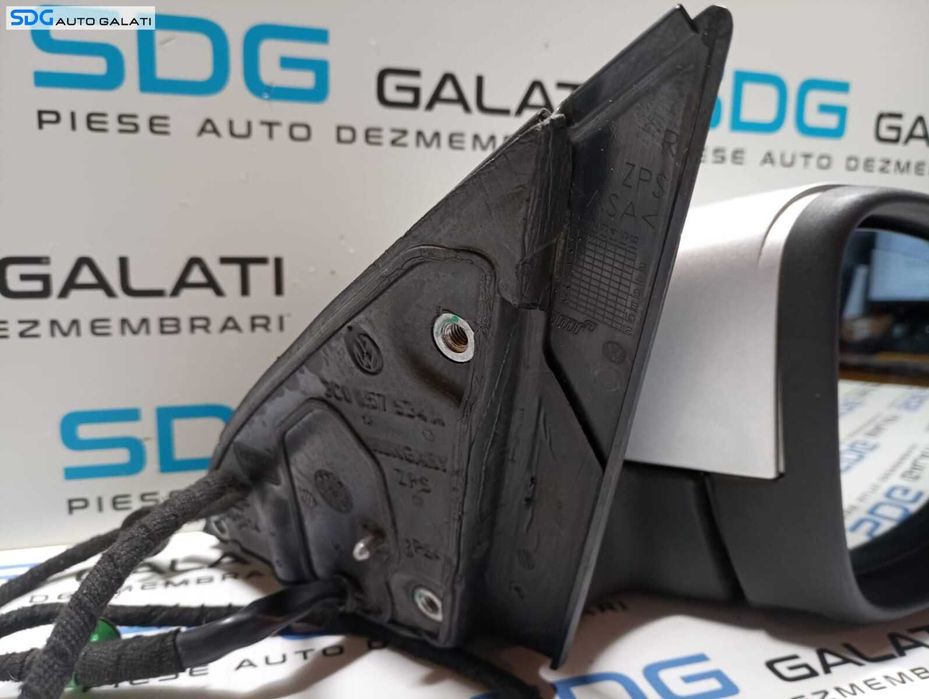 Oglinda Dreapta Electrica FARA Pliere Rabatare cu Lumina Ambientala VW Passat B7 2010 - 2015 Culoare LA7W [M3833]
