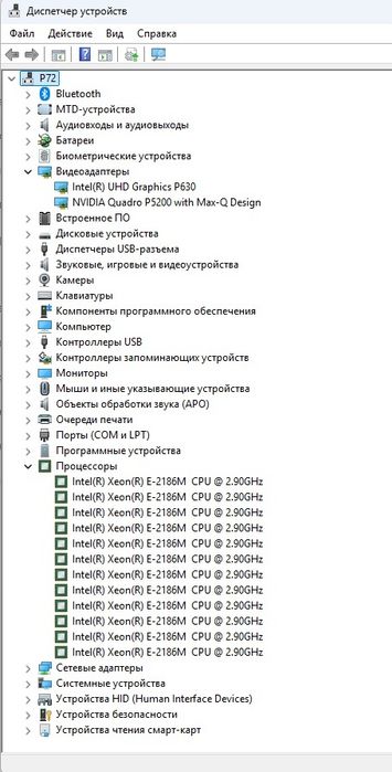 Lenovo ThinkPad P72:  (128GB RAM / Xeon /Quadruple p5200)