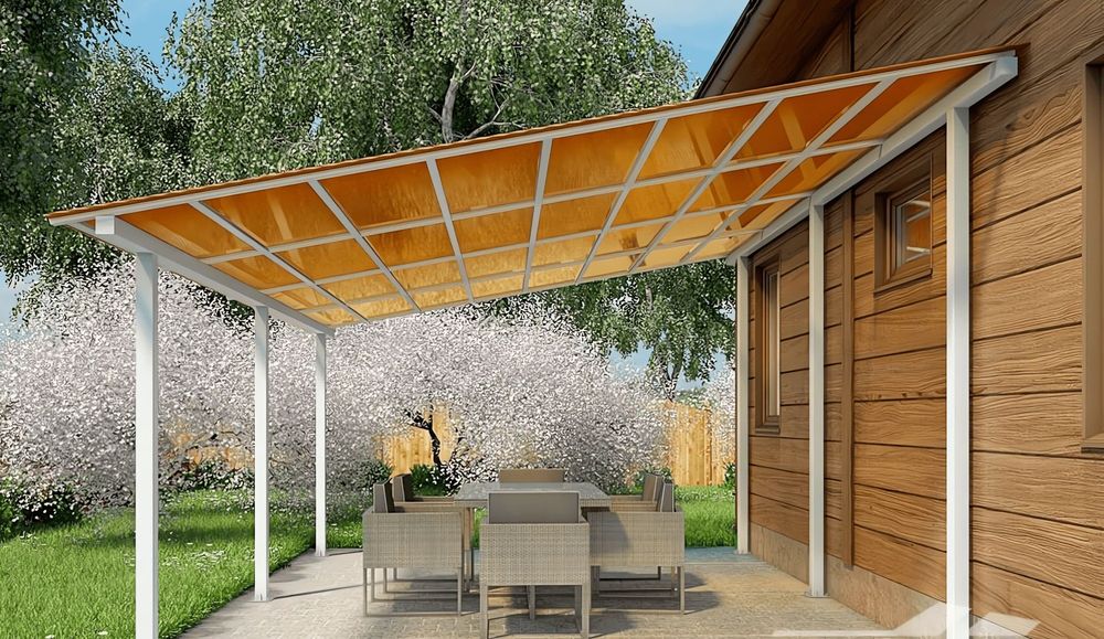 Готовый навес для авто