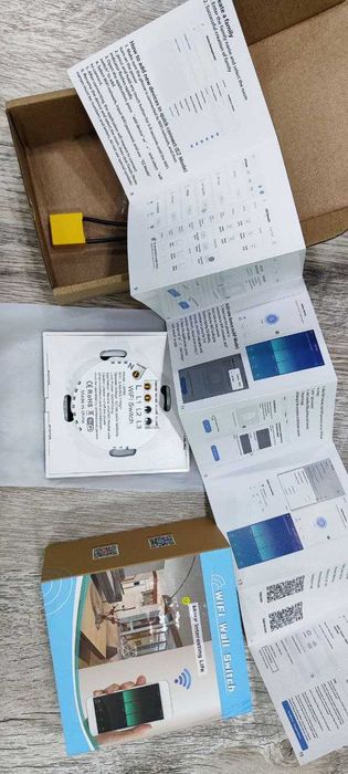 Сенсорный Wi-Fi выключатель на 1 кнопку Tuya Алиса Умный дом