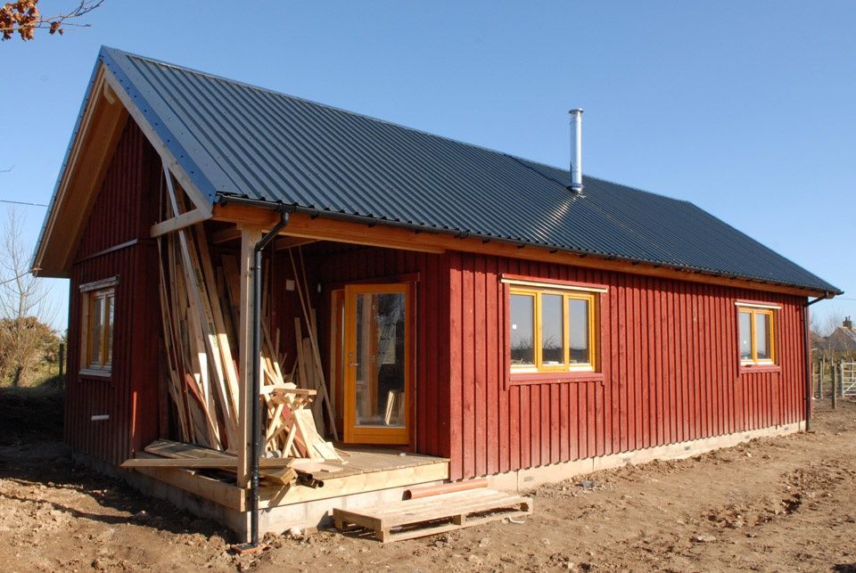 Vand case modulare din panouri sandwich