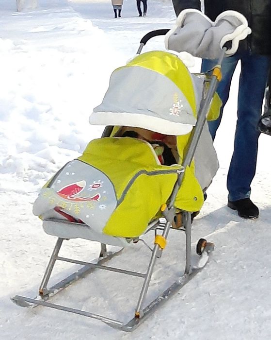 Продам складные санки