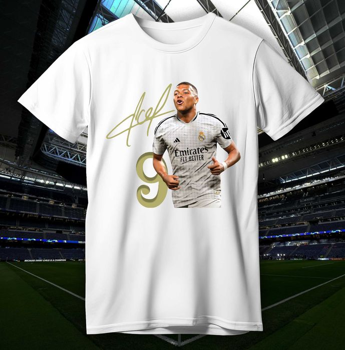 ФЕН тениски МБАПЕ Реал МАДРИД / MBAPPE Real MADRID Или с ТВОЯ идея!