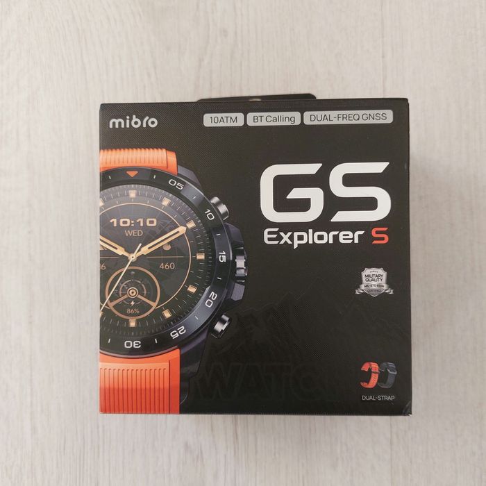 Смарт часовник Mibro GS Explorer S (GPS,10 ATM,AMOLED, Военен стандарт