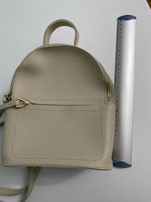 Рюкзак маленький бежевый