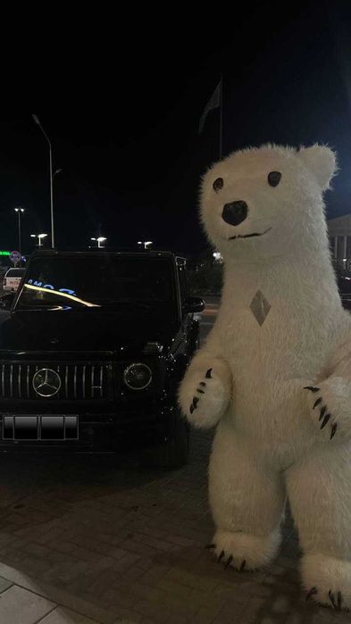 Ростовая кукла "Белый Мишка".