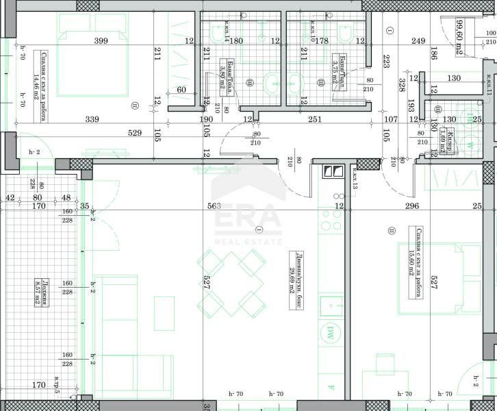 Продава се Тристаен апартамент в Варна, Кайсиева градина - 114 кв.м за 1360 €/кв.м - Снимка #8