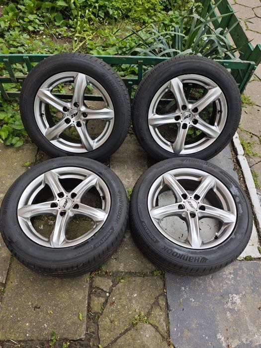 Джанти 16ки 5х112 с летни гуми Hankook 205/55/16
