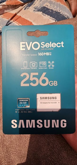 Новая Samsung evo 256g micro cd