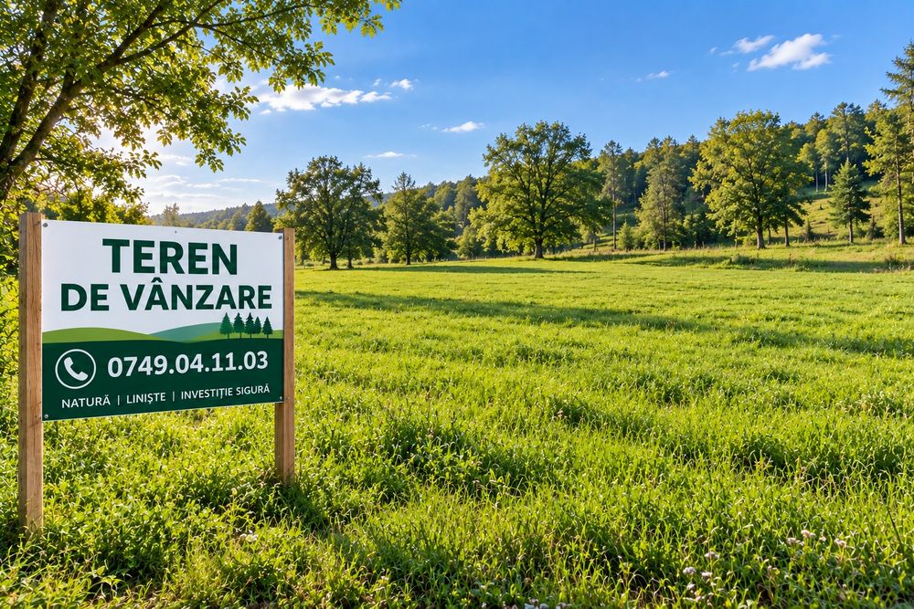 Teren de vânzare + proiect duplex autorizat