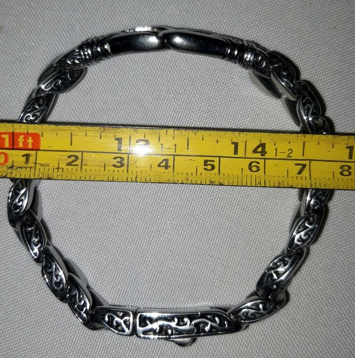 Brățară  inox rock 220x10(15)×4 mm