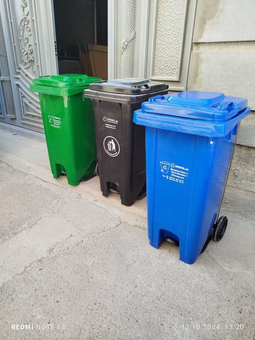 Мусор бак пластмас 120л, 240, 360л