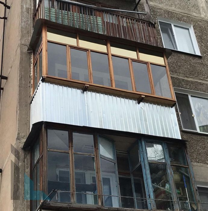 Деревянные балконы