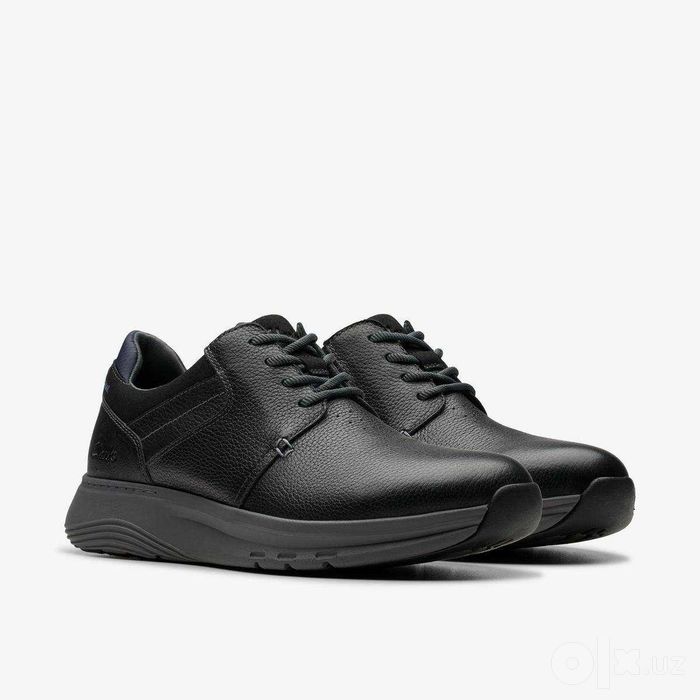 Clarks Motion Trek PT Черная кожа