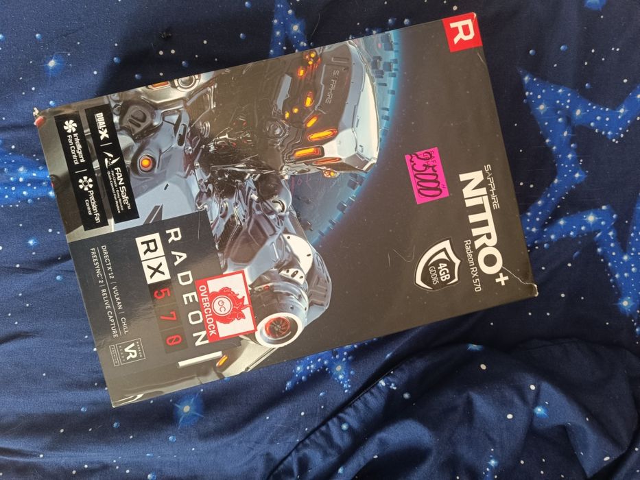 Видеокарта RX 570 4 Gb с коробкой
