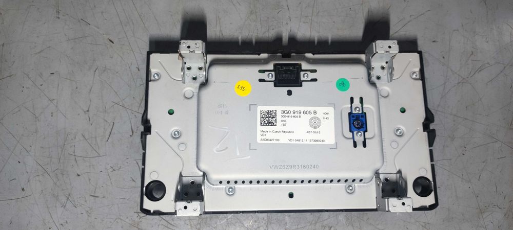 Radio navigatie volkswagen vw touran 2 2015-2025 3g0919605b