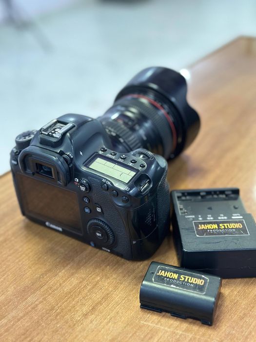 camera sotiladi holati zo’r aybi yo’q canon 6d abiktiv 24.105 zayratch