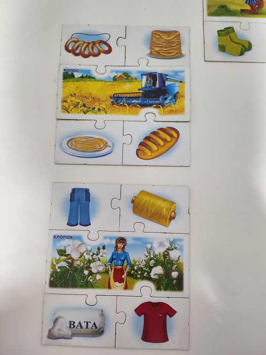 Развивающие карточки набор 3часть