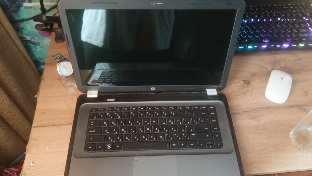 Черный Ноутбук HP