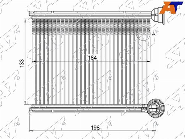 Радиатор печки Renault Kaptur