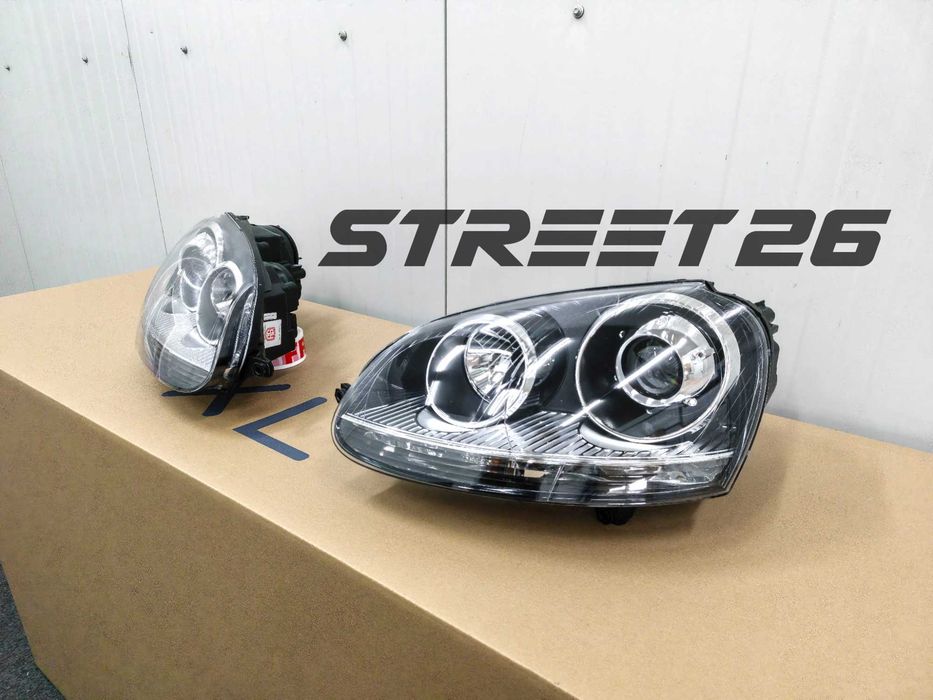 Faruri VW Golf 5 V MK5 (2003-2007) Jetta (2005-2011) R32 Design Crom