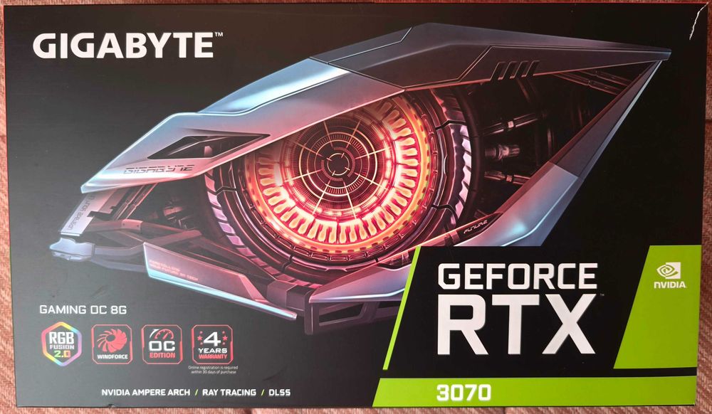 Gigabyte RTX 3070 Gaming OC 8 GB