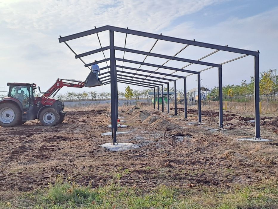 Vând hală metalice