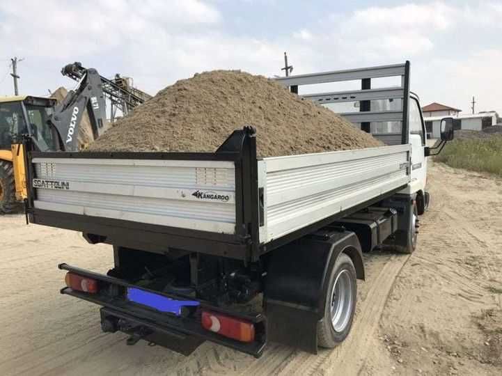 Sorturi, nisip, balast, piatra concasata, boltari sau alte materiale