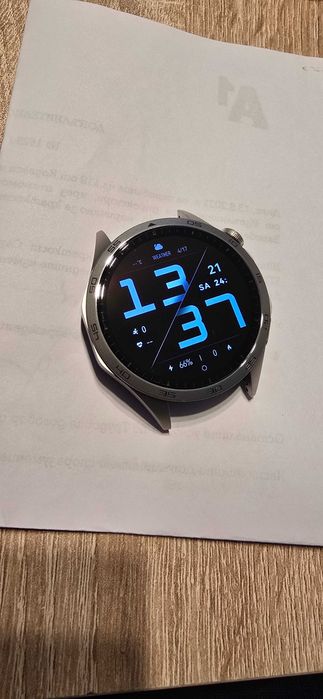 Смарт Часовник HUAWEI WATCH GT 4 46mm Grey Stainless Steel