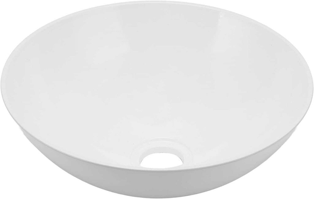 Голяма модерна акрилна мивка за баня за каравани, кемпери, яхти, бани