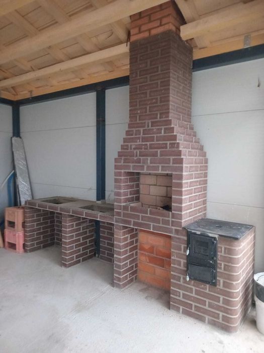 Grătare de cărămidă zidite si personalizate