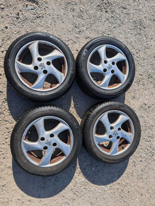 195/55 R15 • All Season • Barum + Goodride cu Jante Peugeot Sirocco | 4 buc | Pret/buc