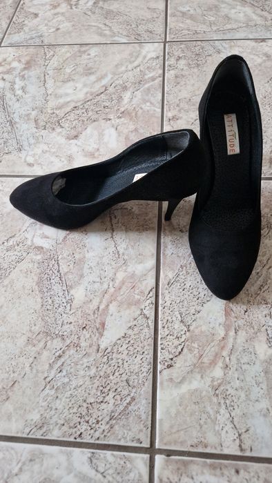 Pantofi dama din piele naturala intoarsa