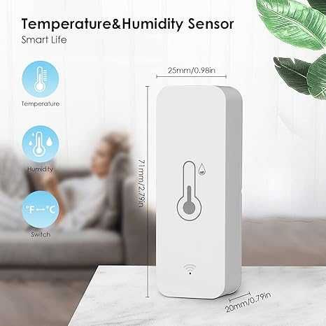 Датчик температуры и влажности Wi-Fi метеостанция
