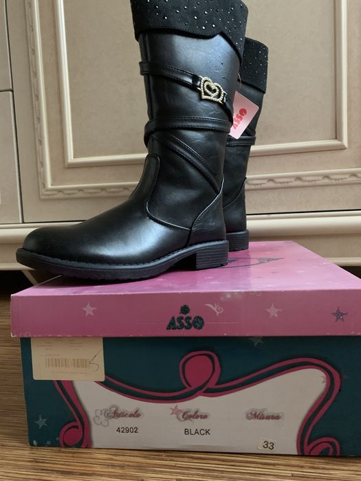 Сапоги 33 размер, новые