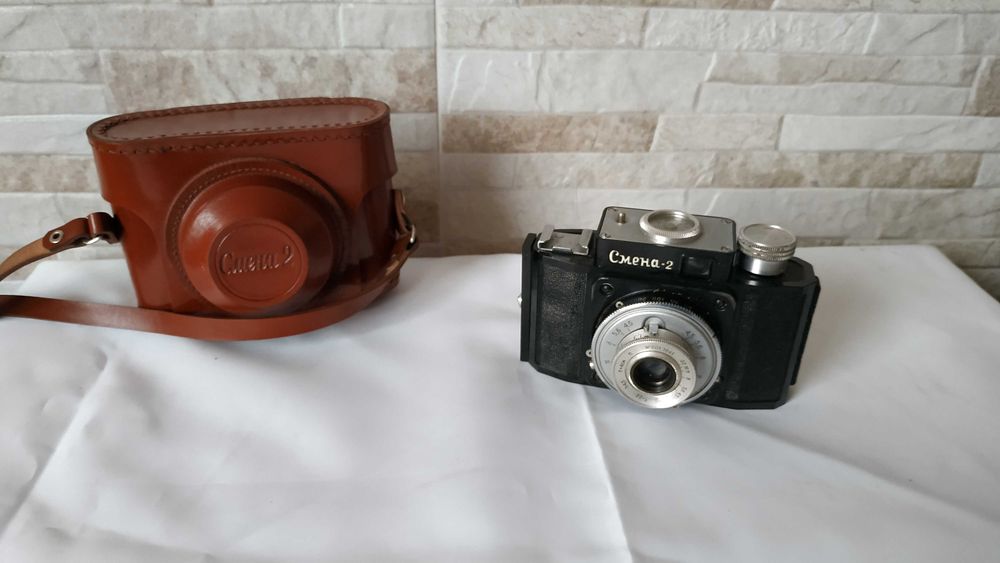 Стар механичен фотоапарат Смена 2 / Smena 2 - Антика