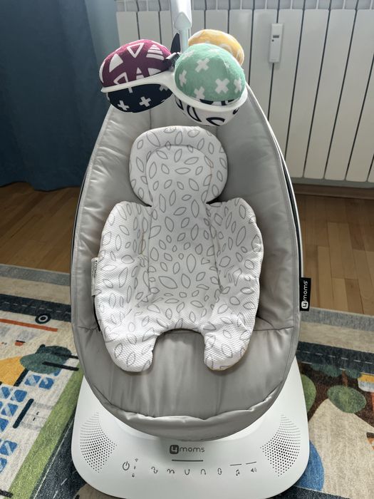 Електрическа бебешка люлка 4moms mamaRoo 5.0, сива