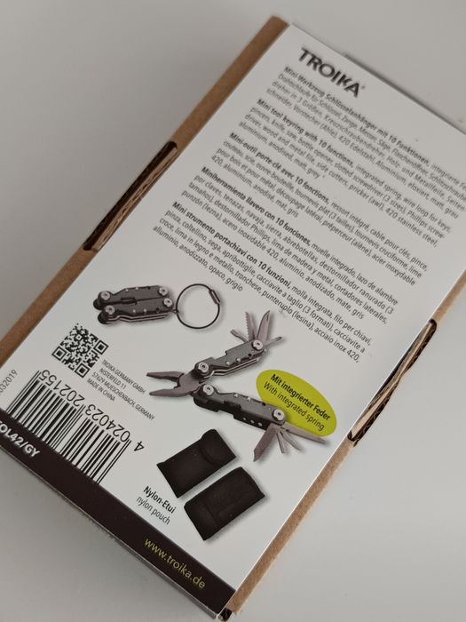 Многофункционален инструмент Troika клещи, нож, трион, отвертки и т.н.