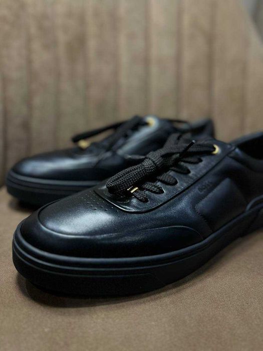 BOSS мужские кожаные кроссовки ИТАЛИЯ РАЗМЕР 45