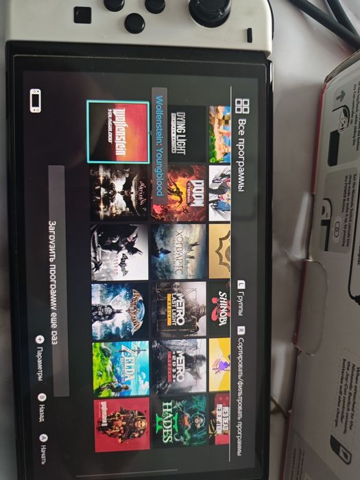 Nintendo switch oled + 512 Gb flesh