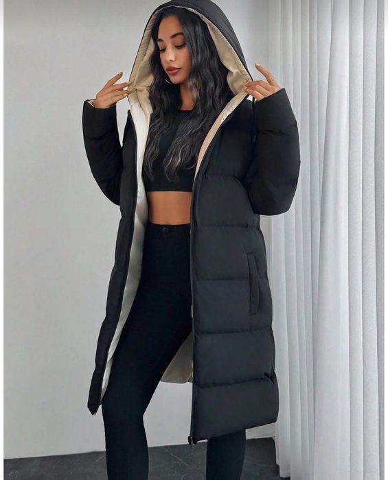 Двулицево дълго яке