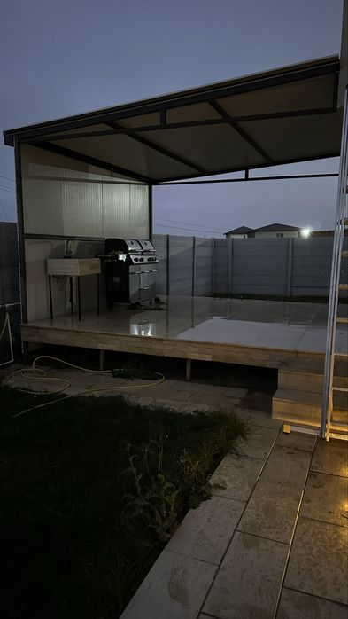 poarta metalica cu usa incadrata ,portanta 4m x 2m schelet masiv