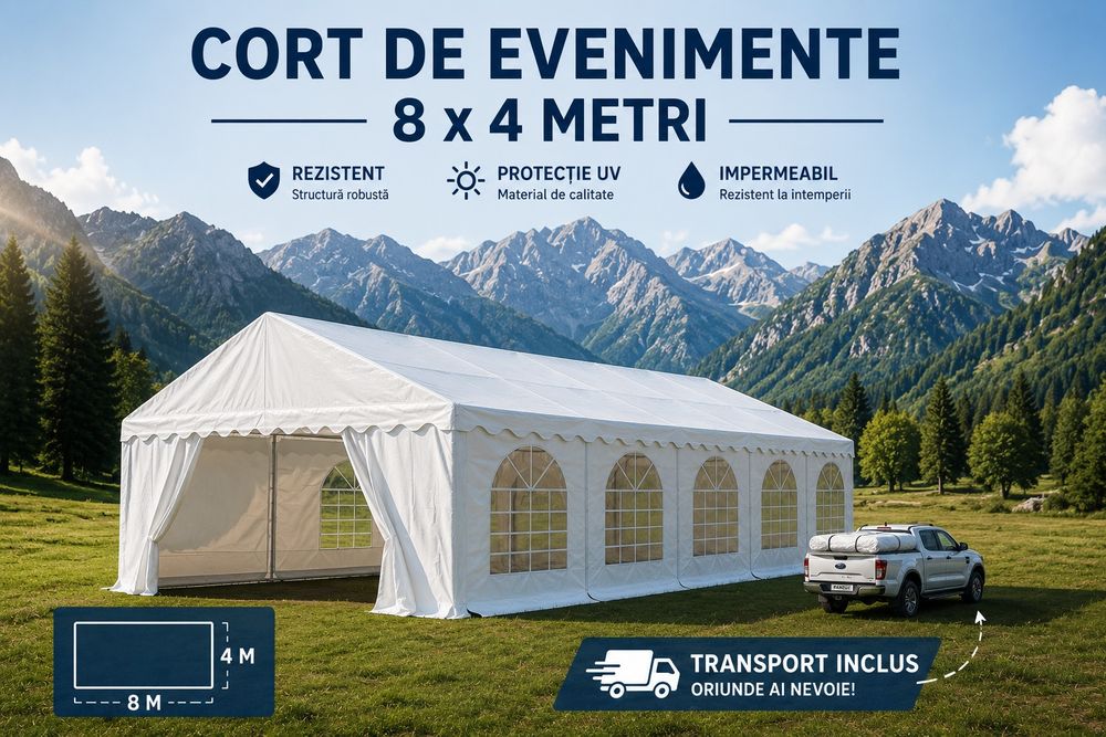 Cort 8x4 m de închiriat Alba