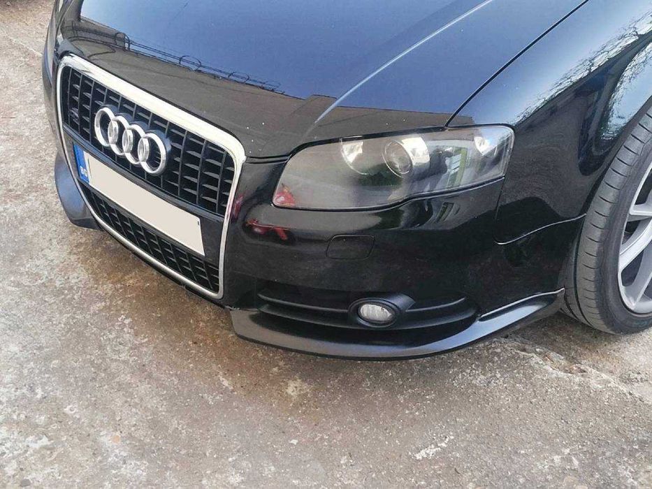 Сплитери (тунинг добавки) за предна броня Audi A4 B7 S line / S4