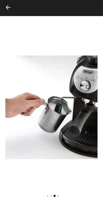 Espressor manual De'Longhi EC221.B 15 bari  1 l Dispozitiv spumare Sistem cappuccino Negru gri
