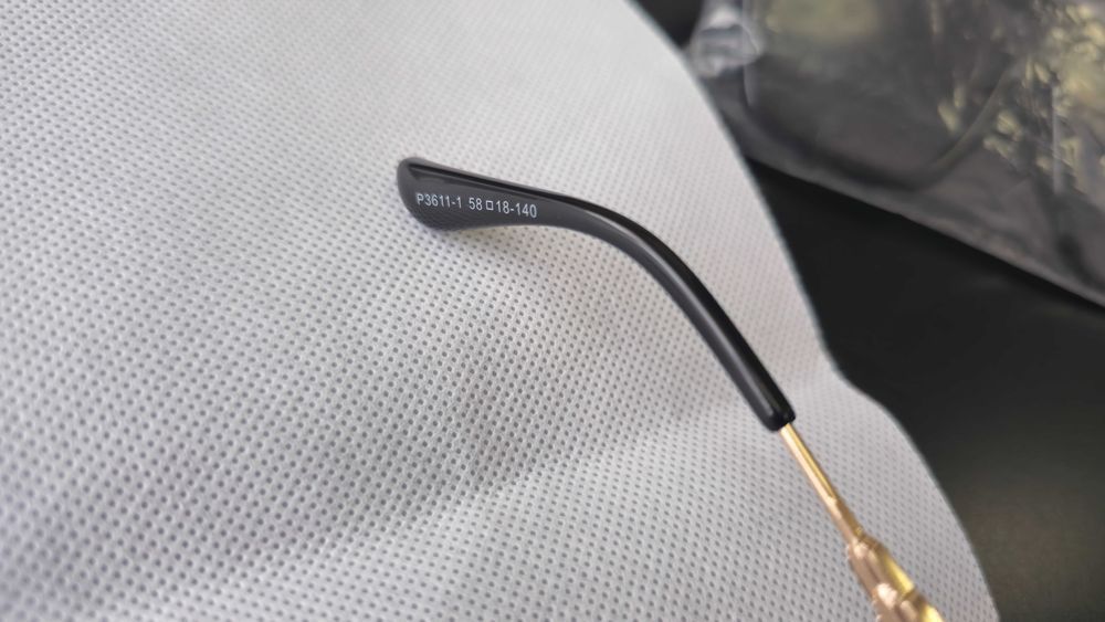 Ochelari de soare Prada gold polarizat